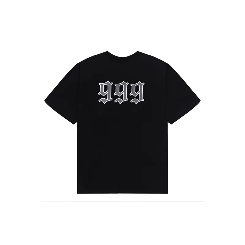 Revenge Juice Wrld 999 Graphite Portrait Tee-1