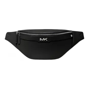 MICHAEL KORS Cow Leather Sling Bag, Fanny Pack, Shoulder Bag, Crossbody Bag Trumpets Men's Black