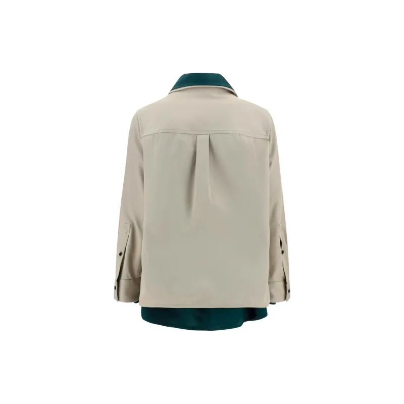 Bottega Veneta Relaxed Fit Twill Double Shirt-1