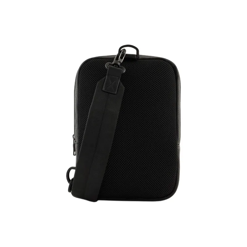 ARMANI EXCHANGEAE Polyester Shoulder Bag, Crossbody Bag Men's Black-2