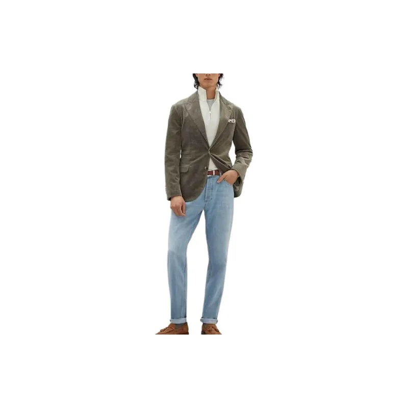 Brunello Cucinelli Slim cut Mid rise Jeans-2