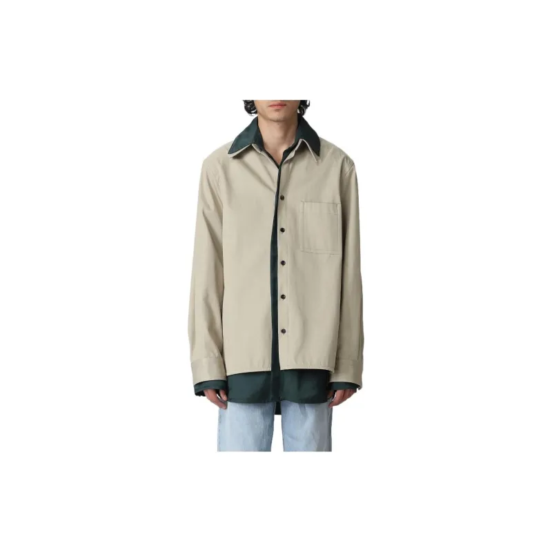 Bottega Veneta Relaxed Fit Twill Double Shirt-3