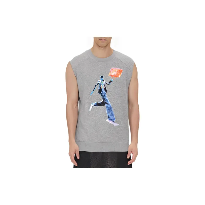 LOUIS VUITTON T Shirt Men's Gray-7