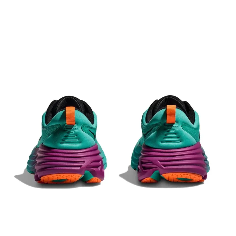 HOKA ONE ONE Bondi 8 Electric Aqua Black Women's-3