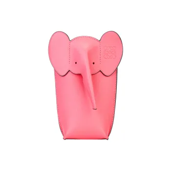 LOEWE Elephant Pocket In Classic Calfskin New Candy