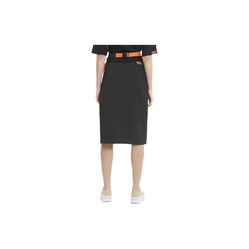 PUMA Casual Long Skirts Women's Black-3