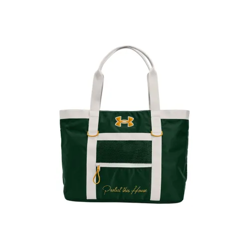 Under Armour Nylon Tote Bag Shopping Bag Handbag Shoulder Bag Women's Green
