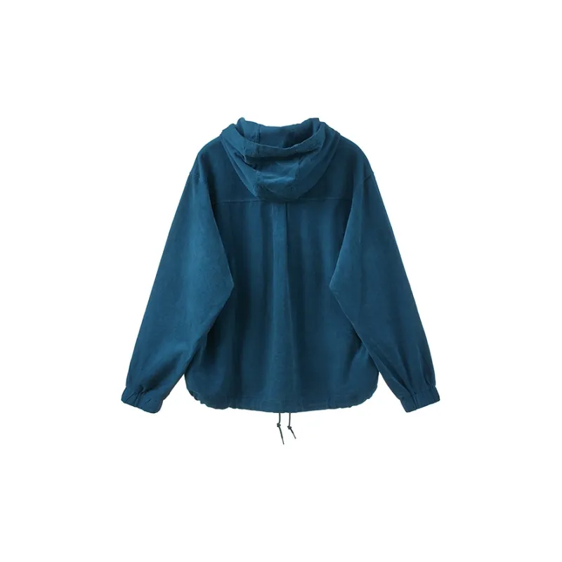 BUTTBILL Washable Hooded Pullover Coat Jacket Unisex-3