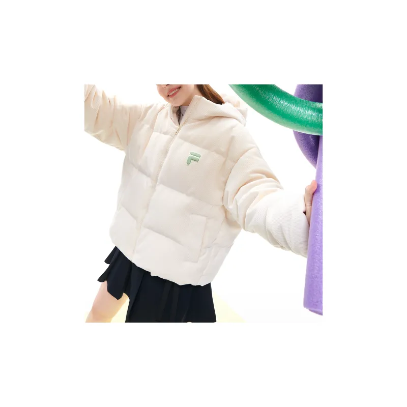 FILA FUSION Down Jacket Women's Olive White-5