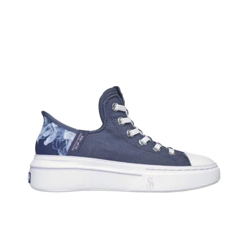 Snoop Dogg x Skechers Snoop One Anti-Slip Wear-Resistant Low-Top Casual Shoes Women's Marine Blue-1