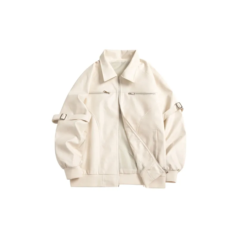Ang2 Stu Leather Jackets Unisex-9