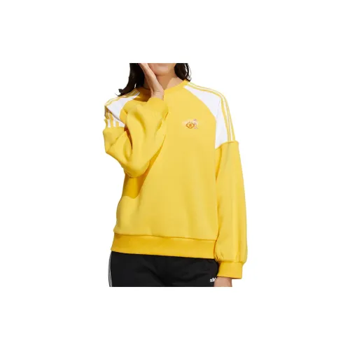 Adidas Sweatshirts Women's Sunlight Yellow+Accessory