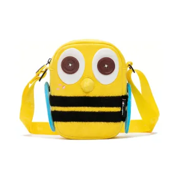 Champion Melting Sadness Collaboration Champion Mtss Co Branded Series Polyester Bee Bag Shoulder Bag Unisex Yellow