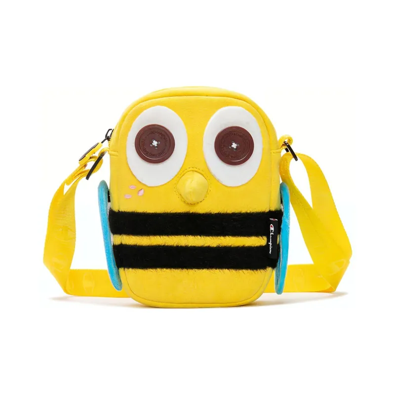 Champion Melting Sadness Collaboration Champion Mtss Co Branded Series Polyester Bee Bag Shoulder Bag Unisex Yellow-0