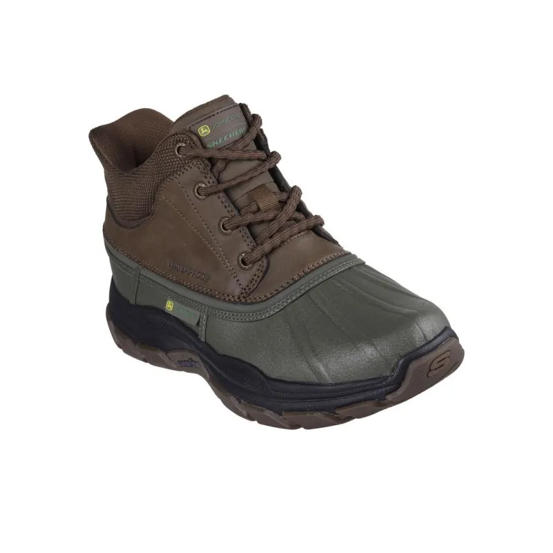 John Deere x Skechers Respected Ankle Boots Men's Brown-2