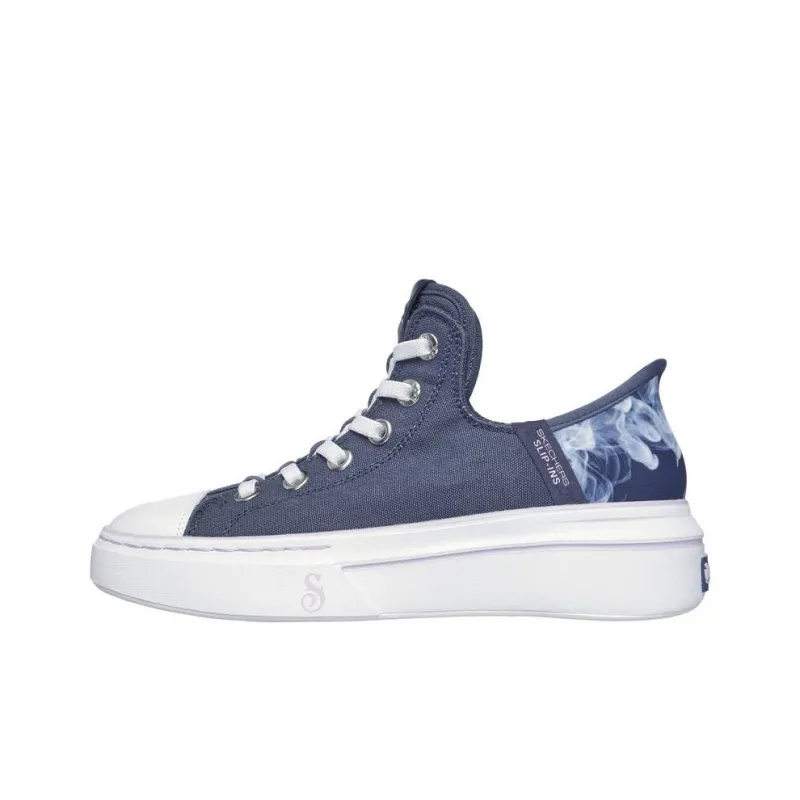 Snoop Dogg x Skechers Snoop One Anti-Slip Wear-Resistant Low-Top Casual Shoes Women's Marine Blue-0