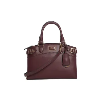 GUESS Artificial Leather Shoulder Bag Crossbody Bag Handbag Small Size Women's Burgundy