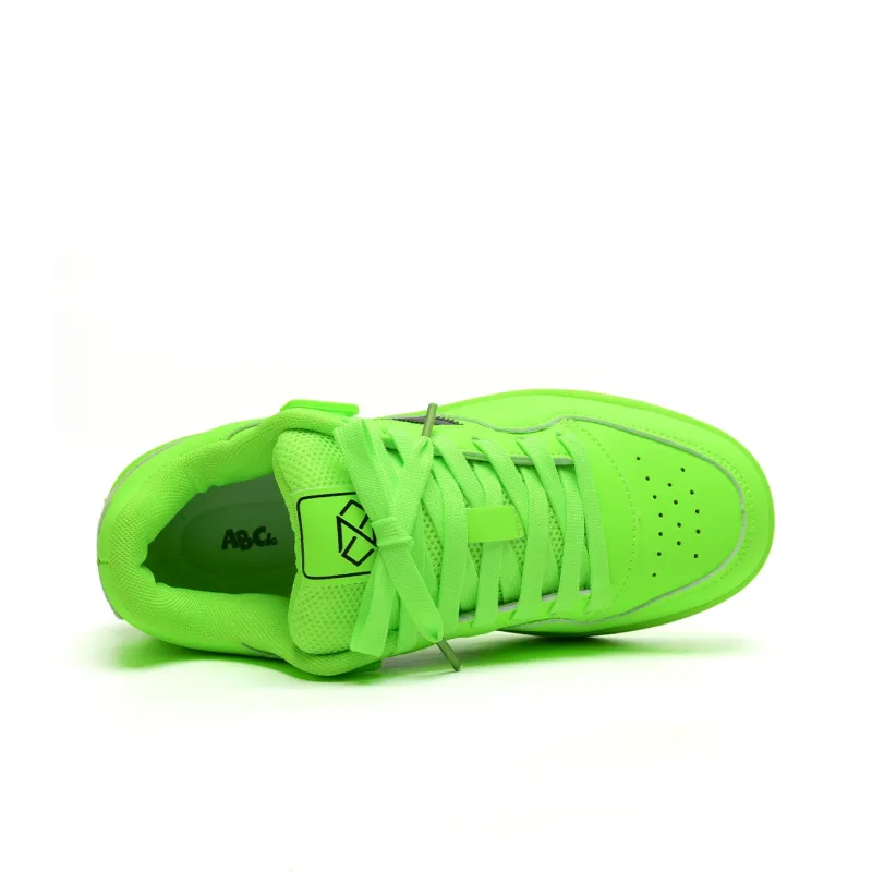 ABCIO Slip Resistant Waterproof Abrasion Resistant Height Increasing Low Top Skateboard Shoes Unisex-149