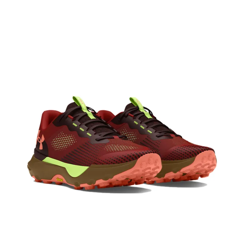 Under Armour Infinite Pro Slip Resistant And Breathable Low Top Running Shoes Unisex Brown Orange-2