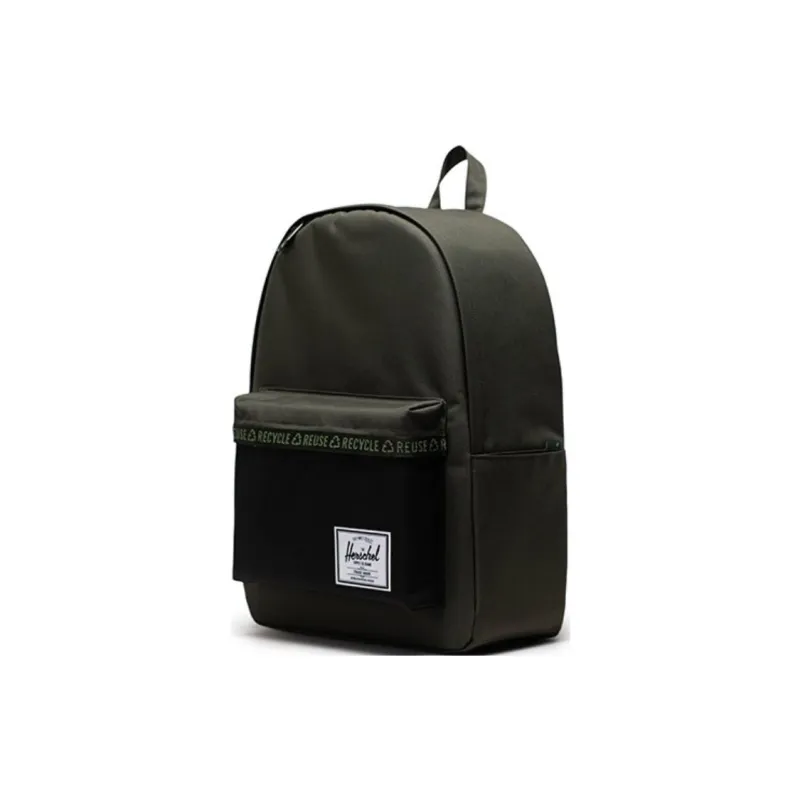 Herschel Recycled Material Backpack Extra Large Unisex Twilight Forest Green/Classic Black-0