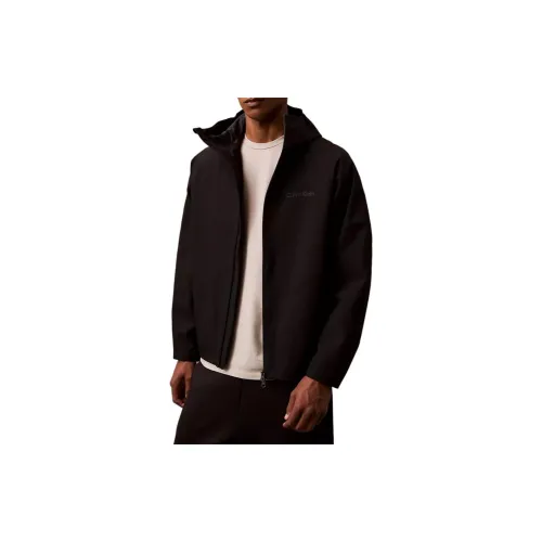 Calvin Klein Trench Coats Men Black