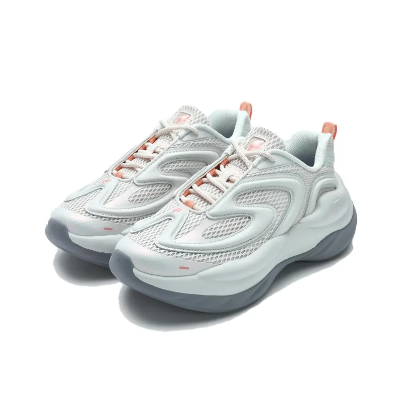 FILA FUSION BUZZARD Meteor Shoes Cushioning, Slip Resistant, Moisture Wicking Low Top Casual Shoes Women's Gray-1