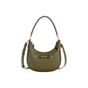 GUESS Artificial Leather Portable Crossbody Bag, Shoulder Bag Women's Green
