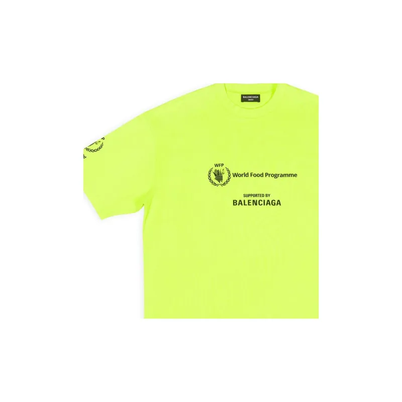 Balenciaga Balenciaga X WFP FW22 T Shirt Men's Neon Green-5