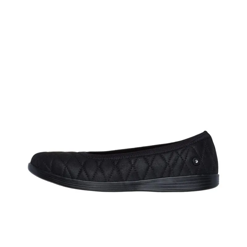 Skechers Goga Mat Anti-Slip Wear-Resistant Low-Top Casual Shoes Women's Black-0