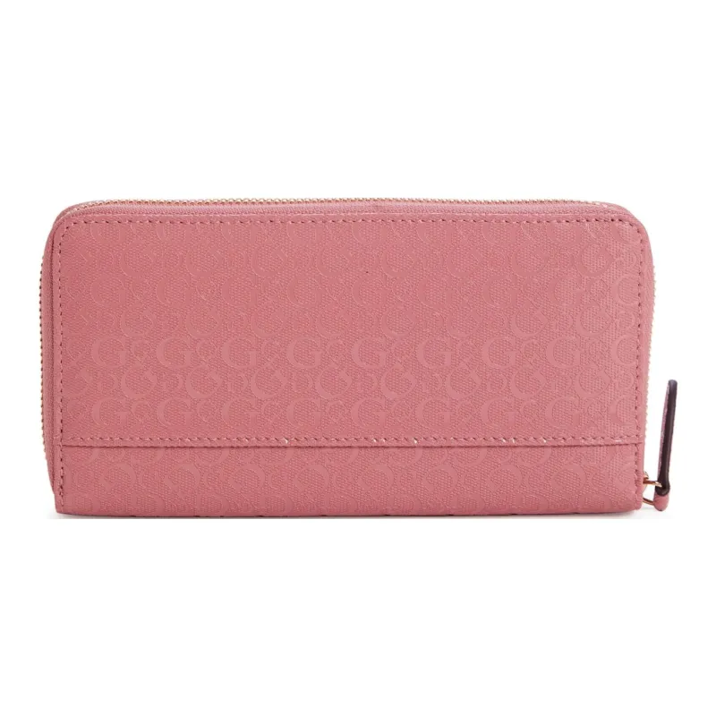 GUESS Artificial Leather Wallet Medium Size Women's Pink-1