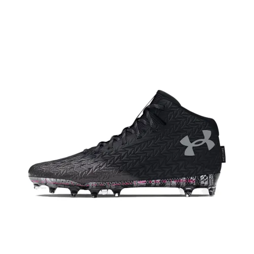 Under Armour Soccer Shoes Women's Mid-Top Black Gray