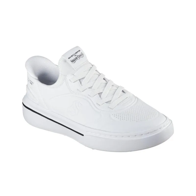 Snoop Dogg x Skechers Snoop One Anti-Slip Wear-Resistant Low-Top Casual Shoes Men's White-2