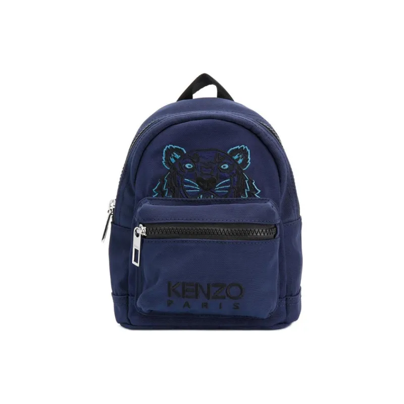 KENZO Nylon Backpack Unisex Dark Blue-0