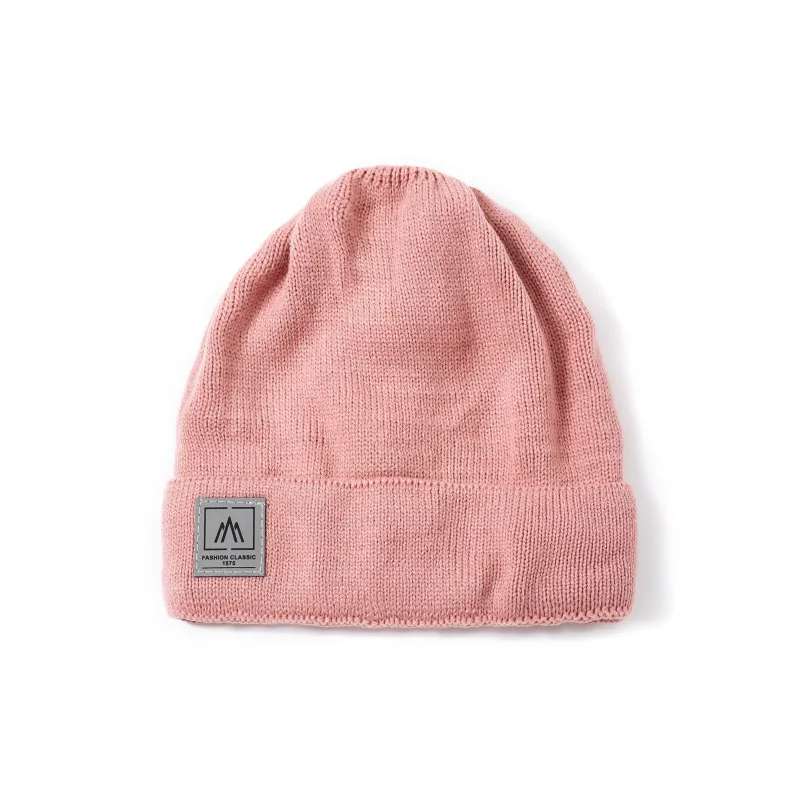 CLARKIA FLOWER Acrylic Polyamide Beanies Unisex Black-3