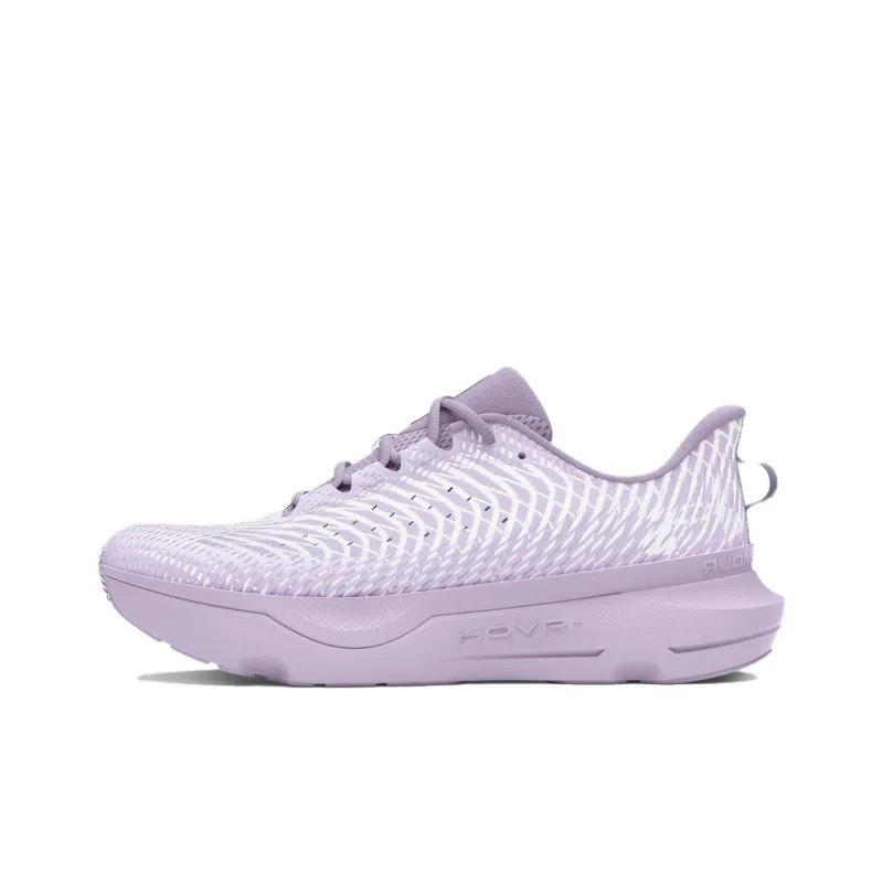 Under Armour Infinite Pro Anti Slip Wear Resistant Low Top Running Shoes Women's Purple White-0