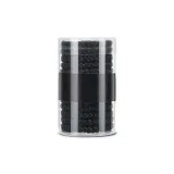 Pure Black Pattern Plain Band Hair Tie