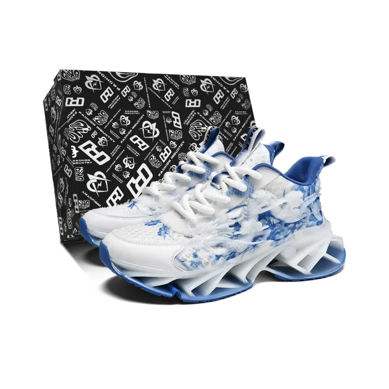 MVA Impact Resistant Wear Resistant Lightweight Breathable Slip Resistant Low Top Running Shoes Men's-0