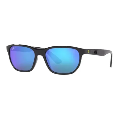 RayBan Nylon Irregular Shape Sunglasses Unisex Gray