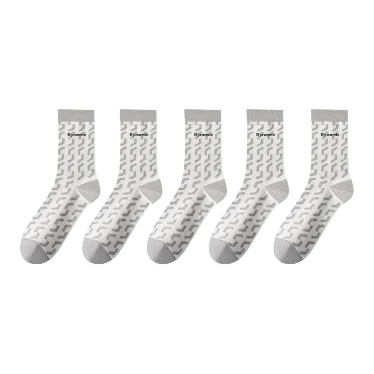 MIIOW Mid Calf Socks Men's 5 Pack-6