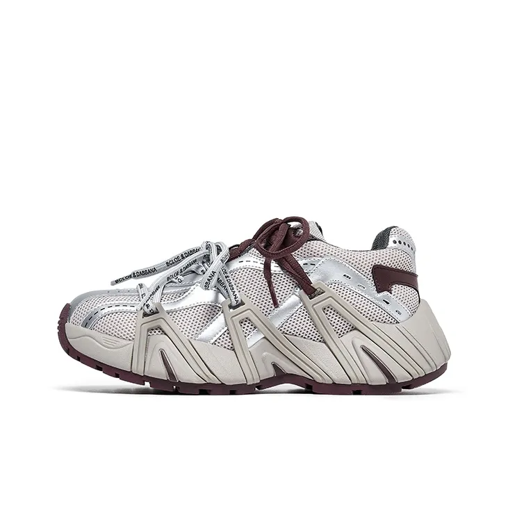Acupuncture Height Increasing, Abrasion Resistant, Lightweight, And Breathable Low Top Chunky Sneakers Women's-7