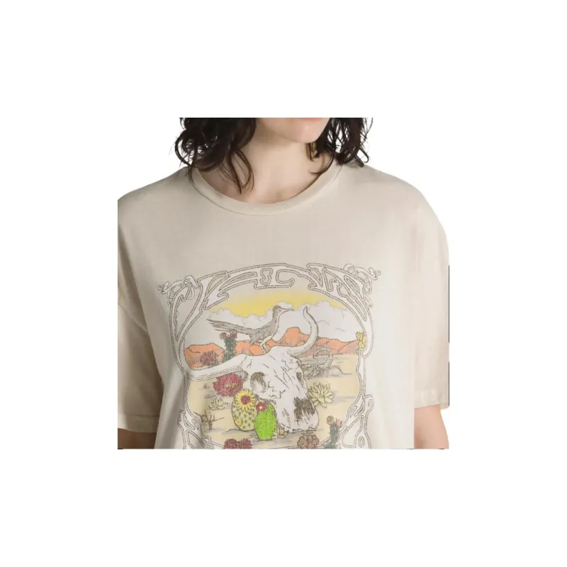 Vans Regular T-Shirt Women's Beige-2