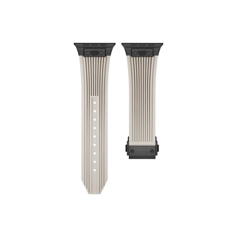 FZRT Watch Bands Modified Black Warrior Large Explosion Silicone Strap Unisex-8