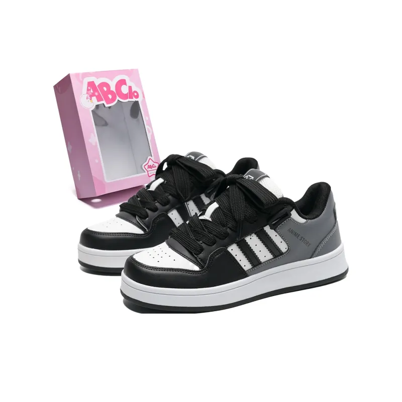 ABCIO Slip Resistant Waterproof Abrasion Resistant Height Increasing Low Top Skateboard Shoes Unisex-165