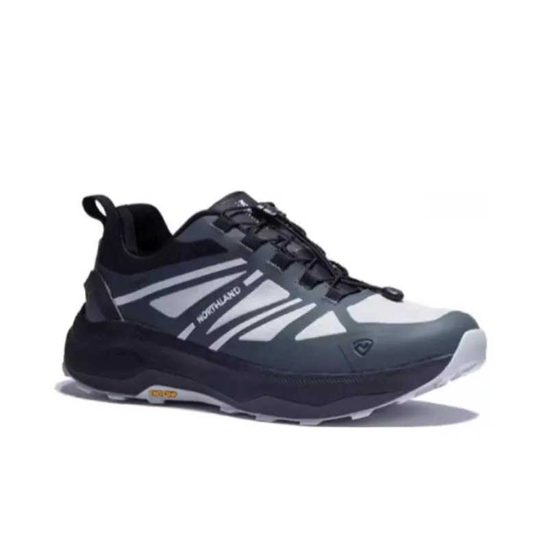 NORTHLAND KIDS Slip-Resistant Water-Resistant Low-Top Hiking/Trekking Shoes Men's Black-1