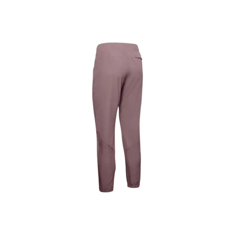 Under Armour Knitted Sports Pants Women's Pink-1