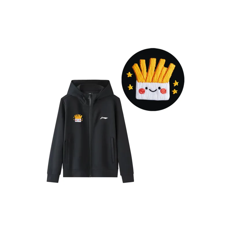 LINING Sweatshirts Unisex Black-1