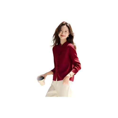 Mo Han Yi Mei Knitwear Women's Red