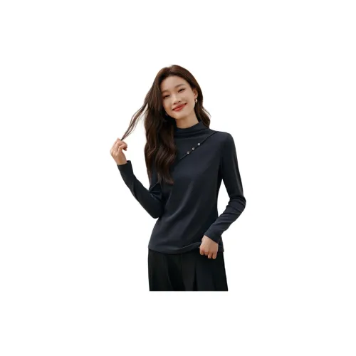 Mo Han Yi Mei Knitwear Women's Black Gray