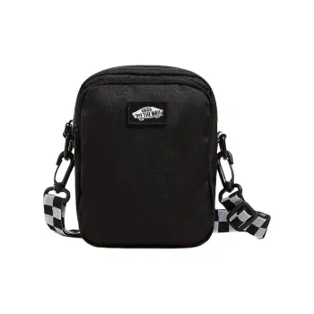 Vans Polyester Shoulder Bag, Crossbody Bag Unisex Black