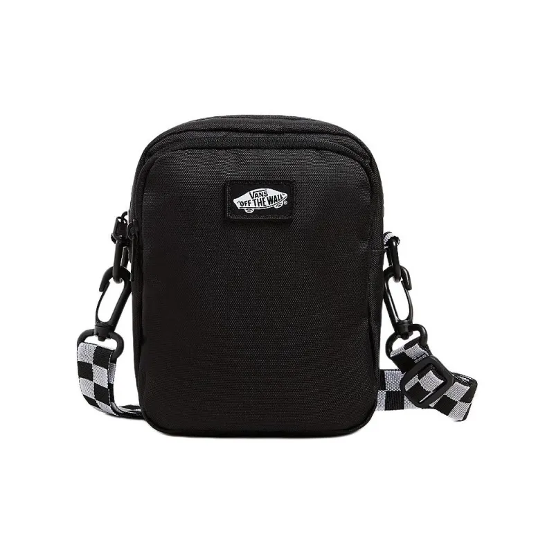 Vans Polyester Shoulder Bag, Crossbody Bag Unisex Black-0